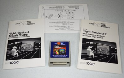Atari XE Game System XEGS Flight Simulator II